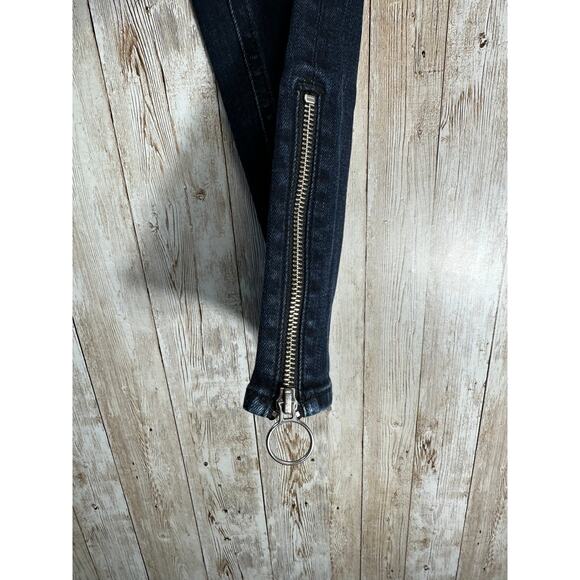 Rag &‎ Bone Skinny Jeans Womens 27 Blue Medium Wash Ankle Zip Slim Stretch Denim - Picture 6 of 11